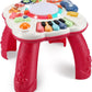 Dahuniu Baby Toy- Engaging Baby Activity Center For 6 12 18 Months Old- Safe, Sturdy, And Fun (11.8 X 11.8 X 12.2 Inches) (Red)