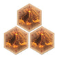 Tabletop Monthly Volcano Hex Scenario Game Pieces compatible with Catan's Settlers of Catan, Seafarers, and Catan Expansions (3