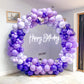 Bezente Purple Balloons Latex Party Balloons - 150 Pack 5 Inch Matte Small Purple Helium Balloons For Birthday Wedding Baby Show