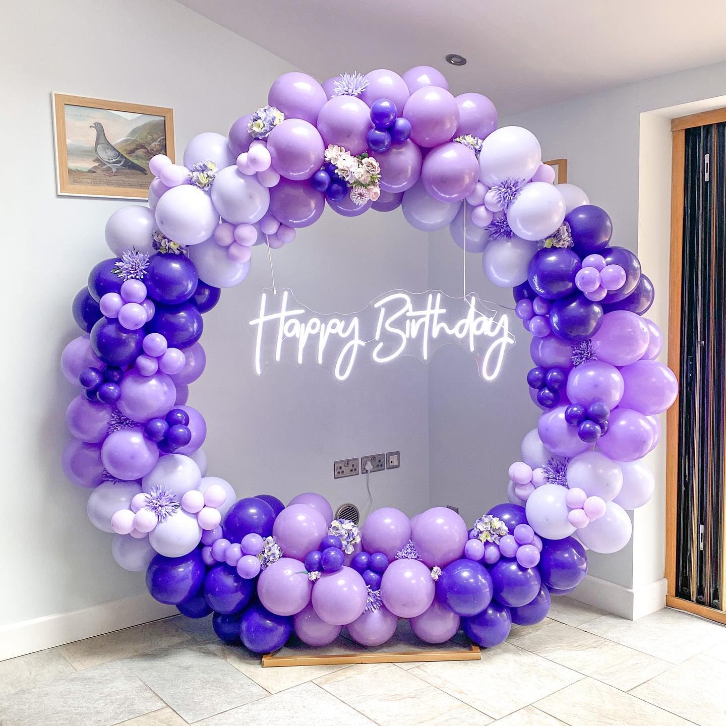 Bezente Purple Balloons Latex Party Balloons - 150 Pack 5 Inch Matte Small Purple Helium Balloons For Birthday Wedding Baby Show