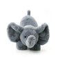 Recur Plush Gray Elephant Stuffed Animal,Soft Plushie,12 Inches,Adorable Gift For All Ages