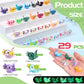 Ggstddup 29 Pcs Luminous Mini Resin Axolotl Glow In The Dark Little Tiny Resin Figurines Axolotl Bulk For Diy Garden Dollhouse B