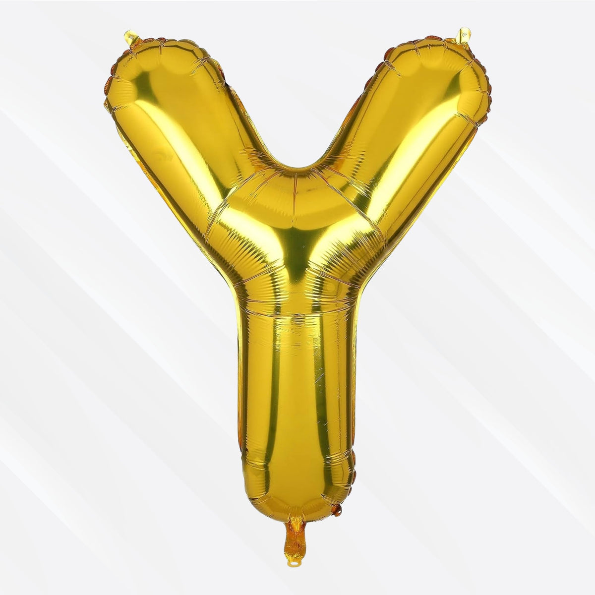 Flyloons Gold Y Alphabet Letter Foil Balloons for Full Name Birthday Decoration Items, Anniversary, Baby Shower, Bachelorette, W