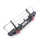 KYX Racing Alloy Front Bumper with LED Lights Upgrades Parts Accessories for RC Crawler Car Axial SCX10 II 90046 Traxxas TRX4 TR