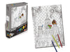 St. Basil'S Cathedral 500 Piece Coloring Jigsaw Puzzle + 6 Markers