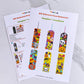 Winlyn Halloween Craft Kits - 36 Sets DIY Foam Stickers, 6" Long - Orange, Yellow, Green, Purple, Black - Perfect for Kids Classroom Activities