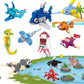 BRAITEN 12 Pack Party Favors Building Blocks,36 pcs Ocean Animal Blocks Set,Perfect for Classroom Prizes, Birthday Party, Easter