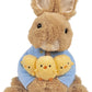 Gund Beatrix Potter Peter Rabbit Holding Chicks Plush, Easter Gift, Easter Bunny Stuffed Animal For Ages 1 And Up, Brown/Blue, 9