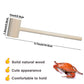 36 Pieces Mini Wooden Hammers Gavel Toy for Kids  Natural Wood Crab Lobster Seafood Mallets
