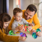 Yilcer 4Pcs 3D Printed Dragon Eggs With Dragon Inside Mini Dragon Egg Set Easter Eggs Articulated Dragon Easter Basket Stuffers Mystery Dragon Egg Fidget Toy Surprise 3D Printed Animals Toy Set