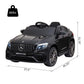 Aosom 12V Ride On Toy Car For Kids With Remote Control, Mercedes Benz Amg Glc63S Coupe, 2 Speed, With Mp3, Electric Light, Horn, Suspension, Black
