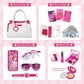 Shemira Play Purse For Little Girls, Princess Pretend Play Girl Toys For 3 4 5 6 7 8 Years Old, Birthday Gift For Girls Age 3-5