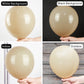Partywoo Vanilla Brown Balloons, 140 Pcs Boho Brown Balloons Different Sizes Pack Of 18 Inch 12 Inch 10 Inch 5 Inch Light Brown Balloons For Balloon Garland Or Arch As Party Decorations, Brown-F56