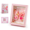 Ideas Flowers Butterfly Collection Building Blocks,Creative Insect Specimen Building Set With Exquisite Frame For Nature Lovers