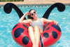 Poolmaster Lady Bug Inflatable Swimming Pool Party Float (48 Inch), Red, Black