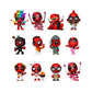 Funko Mystery Minis Marvel Deadpool Vinyl Figure - Standard Size, Multicolor - Collectible Gift for Kids & Adults, Model 55210