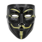 Duketea 4 Pack Hacker Mask For Kids, Anonymous Mask Halloween Costume Cosplay Masquerade Party
