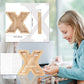 Weallbuy Piggy Bank For Kids Personalized A-Z Letter Piggy Bank Wooden Transparent Letter Money Box Decoration Creative Money Ja