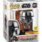 Pop Funko Star Wars Mandalorian With Darksaber (Chrome & Glow In The Dark), Exclusive