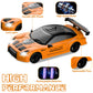 YUAN PLAN Remote Control Car, Drift RC Car 1/24 2.4GHz 4WD High Speed Orange RC Vehicle Cars Toys with LED Light and Drift Tires