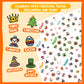 Nene Toys Festivities Memory Game Extension Set - 24 Additional Matching Cards For Christmas, Three Kings, Easter, Halloween, Carnival And More [Nene Toys Exclusive Size]