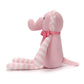 Fluffyfun Organic Baby Toys Pink Elephant Stuffed Animals 7.1''