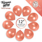 Treasures Gifted Metallic Rose Gold Balloons - Rose Gold Birthday Balloons - 12 Inch Rose Gold Metallic Balloons - Balloons Rose