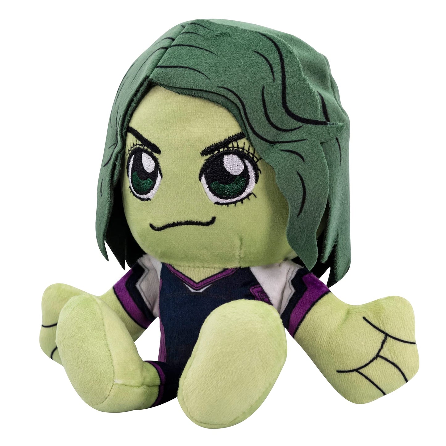 Bleacher Creatures Marvel She Hulk 8' Kuricha Sitting Plush- Soft Chibi Inspired Toy