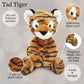 Worlds Softest Plush Tad Tiger, Lushee, Large, 16 Stuffed Animal for Baby, Toddler, Kids, Adults - Soft, Huggable Stuffed Tiger