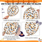 Halloween Balloons,60 Pcs 12 Inches Orange Black Balloons And Black Orange Pinted Pattern Decorative Balloons With Confetti Ball