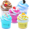 5 Pack Butter Slime,Pink Strawberry, Blue Ice Cream,Two-Toned Colorful Slime,Super Soft And Non-Sticky,Birthday Gifts For Kids,P