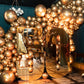 Bezente 18 Inch Metallic Gold Balloons - 30 Pack Large Chrome Latex Balloons for Weddings, Baby Showers, Graduations, and Birthdays