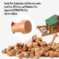 Wondertoys 170 Pieces Wood Logs Set Ages 3+, Classic Building Log Toys For Boy, Creative Construction Engineering Educational Gifts