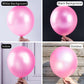 Partywoo Pearl Pink Balloons, 142 Pcs Pink Balloons Different Sizes Pack Of 18 Inch 12 Inch 10 Inch 5 Inch Pink Balloons For Balloon Garland Arch As Birthday Decorations, Party Decorations, Pink-Z44