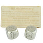 11 Year Anniversary Metal Date Night Dice - Create a Unique 11th Anniversary Date Night