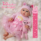 Jizhi Lifelike Reborn Baby Dolls - 20-Inch Cute Realistic Newborn Baby Doll Soft Cloth Body Real Life Baby Dolls Girl With Gift Box For Kids Age 3+ & Collection