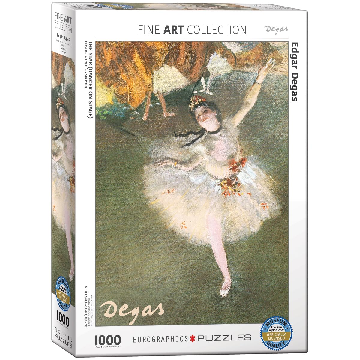 Eurographics 6000-2033 Ballerina By Degas 1000-Piece Puzzle