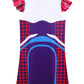 Lansidun Kids Girls Casual Dresses Fantasty Dress Ruffle Sleeve Playwear Graphic Outfits Clothes Daily Wear