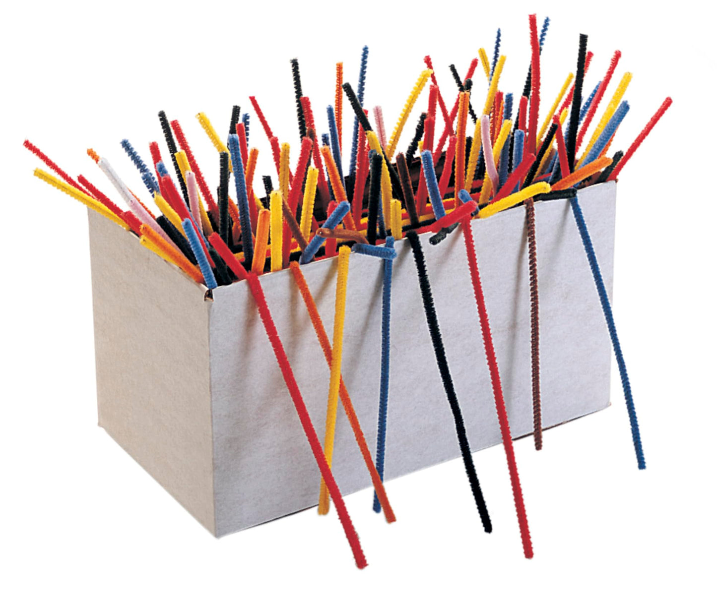 Chenille Kraft Creativity Street Jumbo Stem Multi-Purpose Wire Pipe Cleaner Classroom Pack, 1/4 X 6 in, Assorted Color, Pack of