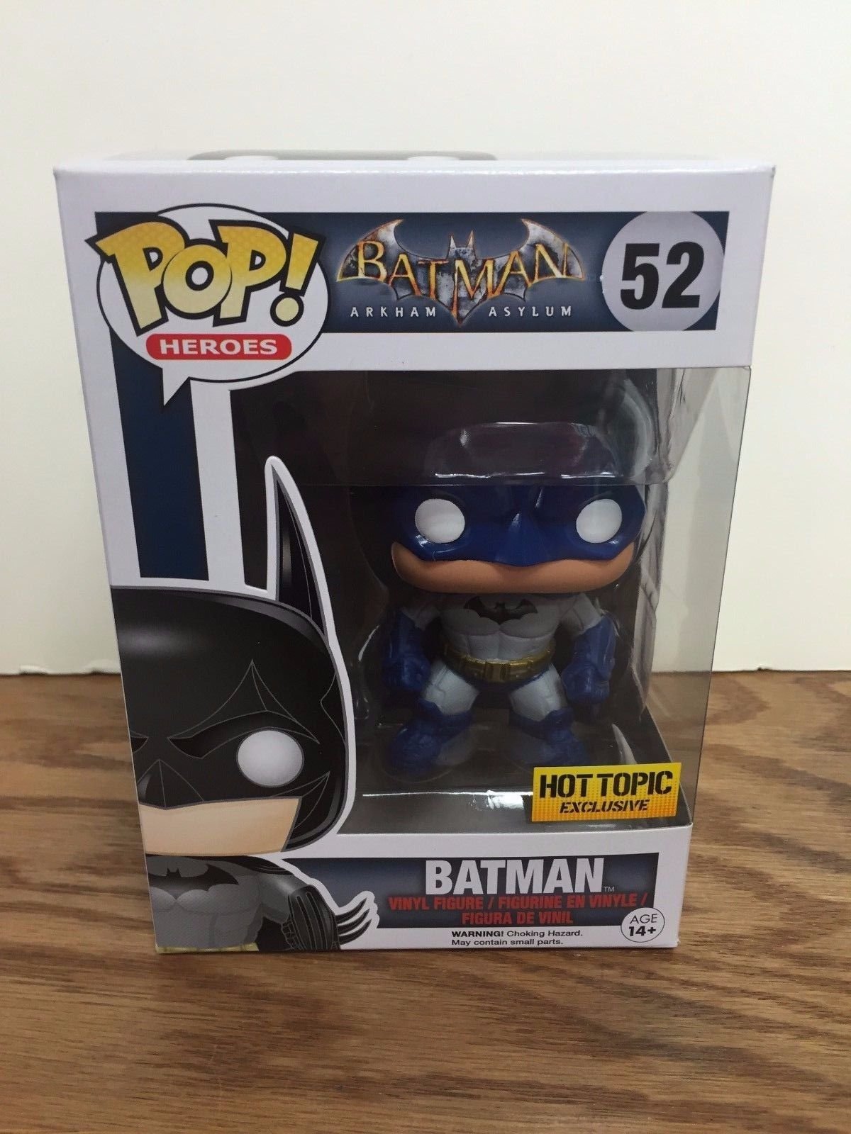 Funko Pop! Arkham Asylum Blue Batman Hot Topic Exclusive