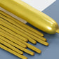 260 Balloons Metallic Gold, Thickened 100 Pack Long Balloons Twisting Skinny Magic Balloons For Balloon Arch Animals Clown Kids