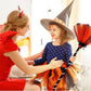 NSVJVY Kids Witch Broom, Halloween Broomstick, Photography Prop Toy, Cosplay Dress Up Costume Party Cute Witch Broom (Orange)