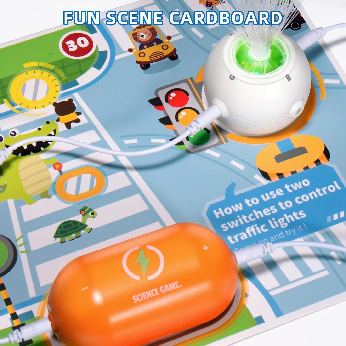 Risuntoy Circuit Kits For Kids Age 3-12,25Pcs Circuit Blocks Board,Diy Electronics Exploration Kit With 64 Projects,Science Kits For Boys Girls, Full Color Project Manual,Stem Educational Toys