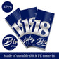 Turypaty 3 Pack Blue Silver 18Th Birthday Tablecloth Decorations For Boy, Navy Blue Happy 18 Table Cover Party Supplies, Eightee