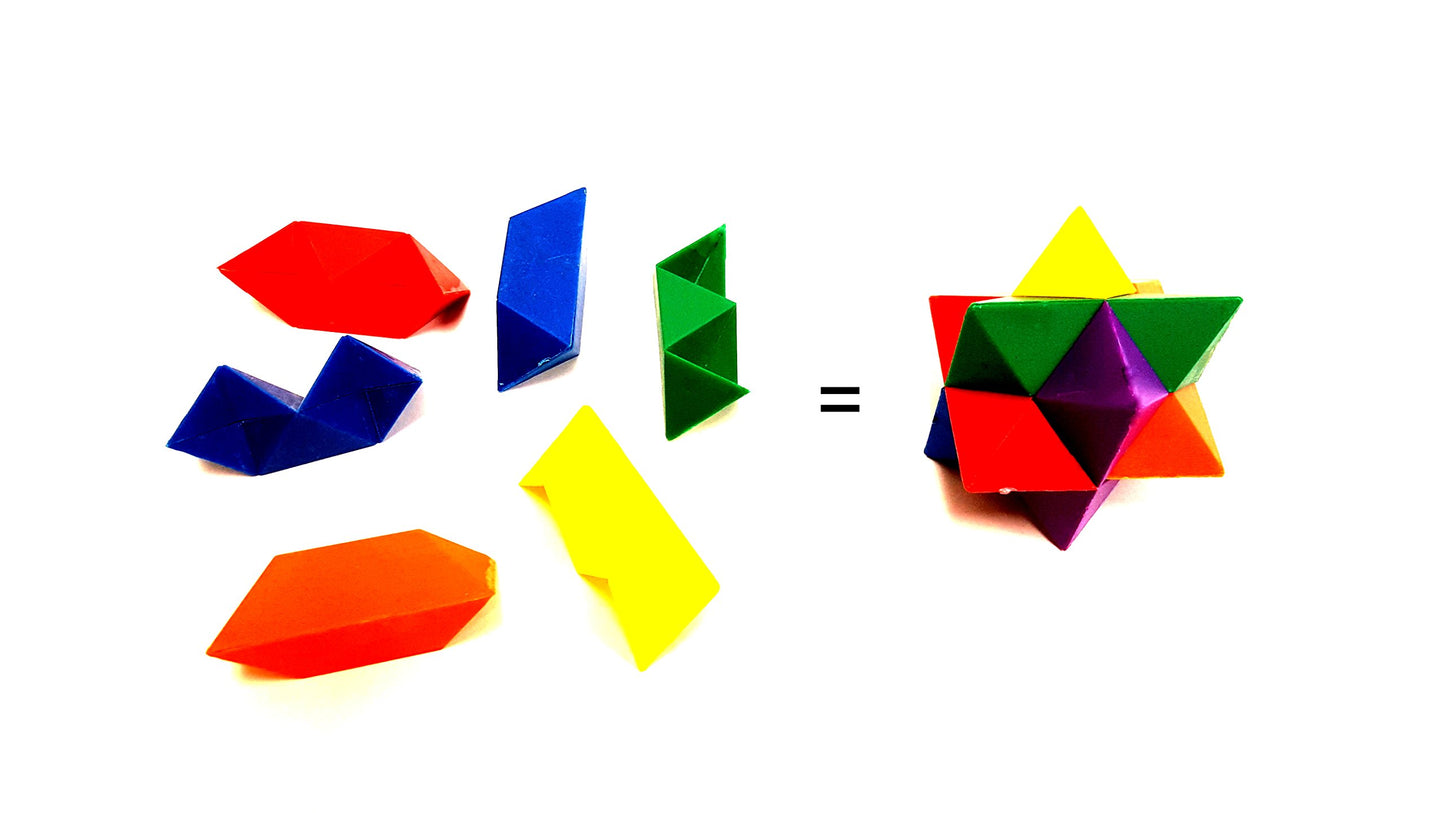 Dondor Puzzle Balls For Children (12 Pack)