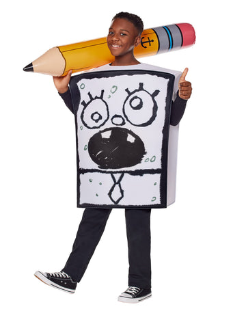 Spirit Halloween SpongeBob SquarePants Kids DoodleBob Costume | Officially Licensed | Group Costumes | SpongeBob Costumes