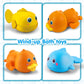 Dwi Dowellin Bath Toys For Toddlers, Magnetic Fishing Games Kids Bathtub Toys, Mold Free Wind-Up Toys Swimming Fish Duck Whale Floating Water Toys For Kids Baby Infant