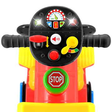 Kiddieland Toys Limited Battery-Powered Mickey Choo, 12 Months To 36 Months With Caboose & Tracks Ride On, Reflecting Colors May Vary ,9.5 X 14.25 X 31.5 Inches