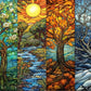 Tulip N Turtle Four Seasons Diy Acrylic Paint By Number Kit For Adults Beginner Canvas Painting By Number Acrylic Painting. Wall