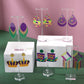 10 Pairs Mardi Gras Earrings Bulk, Acrylic Mardi Gras Themed Glitter Earrings For Masquerades, Mardi Gras Party Decoration, Fat